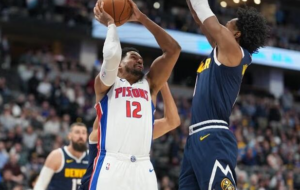 Pistons Escape Nuggets, Menang Tipis di Denver